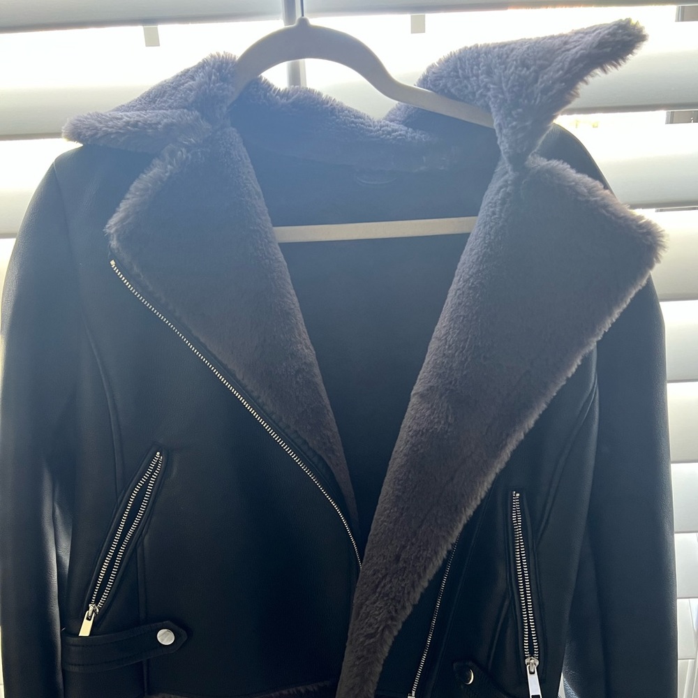 ASOS faux leather jacket